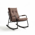 Wooden Rocking Chair for Relaxation – Upholstered Seating – 80 x 70 x 90cm