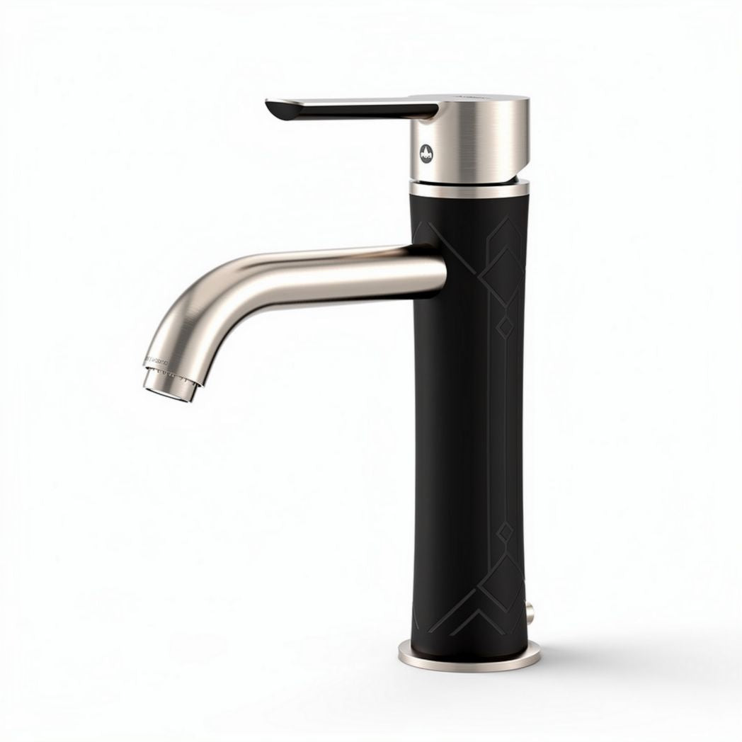 Brushed Bronze Bathroom Sink Faucet – Designed for Modern Bathrooms – Made of Durable Brass – 10 x 10 x 30cm