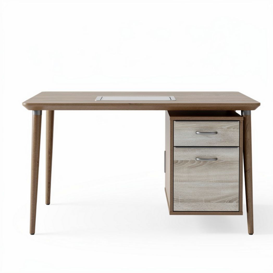 Wooden Office Desk with Drawer for Workspace Organization – 120 x 60 x 75cm