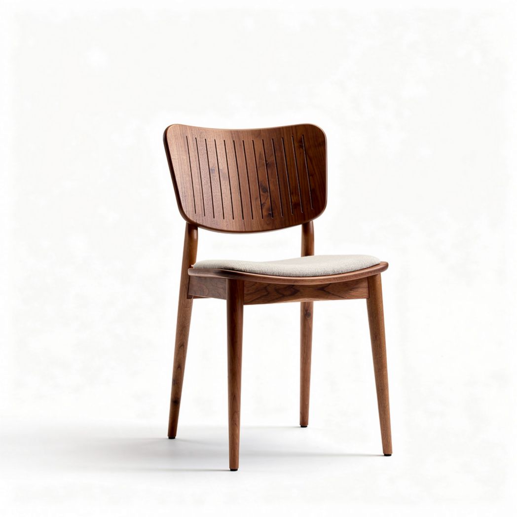 Wooden Dining Chair for Indoor Use Made of Natural Wood 40 x 40 x 80cm