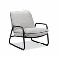 Fabric Lounge Chair for Relaxation – Steel Frame – 80 x 70 x 80cm