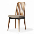 Wooden Dining Chair with Upholstered Seat – Suitable for Dining Rooms – Made of Solid Wood and Fabric – 45 x 40 x 90cm