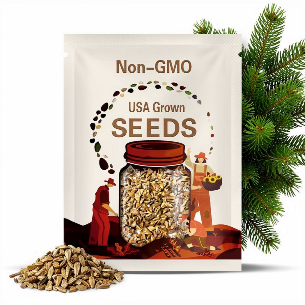 Nordmann Fir Tree Seeds (ABIES NORDMANNIANA)(Caucasian Fir)