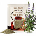 Clary Herb Seeds - Organic, Heirloom, Open Pollinated, Non GMO - Grow Indoors, Outdoors, In Pots, Grow Beds, Soil, Hydroponics & Aquaponics