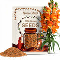 Snapdragons 'Orange Wonder' Seeds – Vibrant Orange Blooms –  Friendly - Open -Pollinating-Plant in early Spring - 30 SEEDS - new4 -66