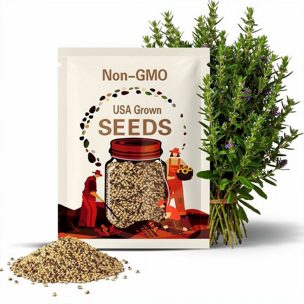 80+ seeds, Cow Pea - Quick pick Pinkeye, heirloom, non-GMO, vegetable seeds, outdoor gardening, Fast growing