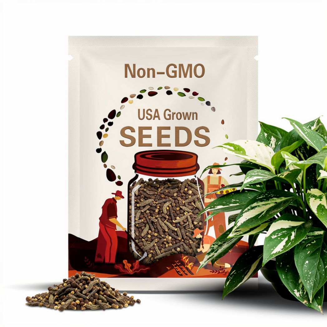Fish Pepper Seeds | Heirloom - Non-GMO | Capsicum Annuum | Vegetable Seeds | Seed Store | 1286