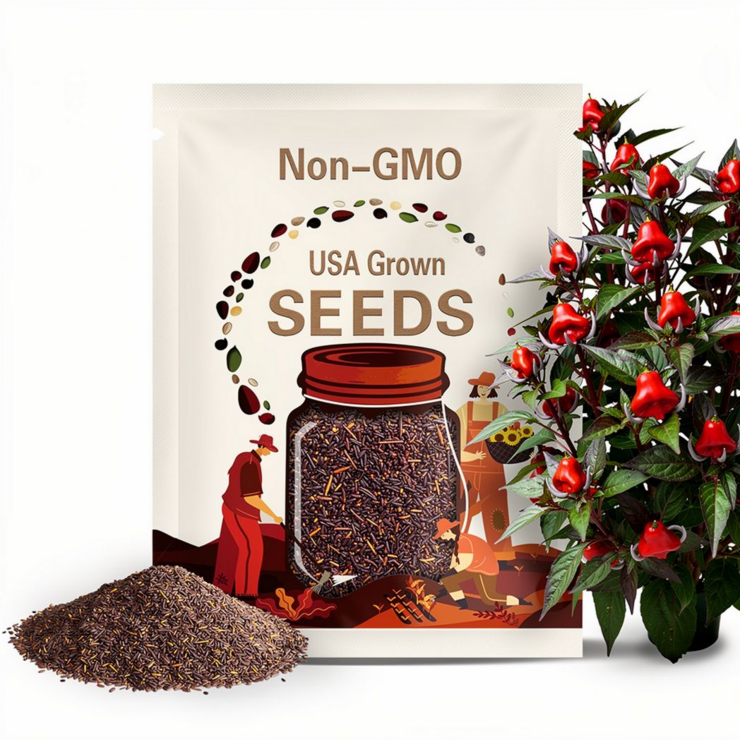Crimson Tiger Pepper Seeds (15 seeds)