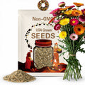 Strawflower Mix | 200 Seeds | Super Easy to Grow | Non-GMO | Helichrysum bracteatum