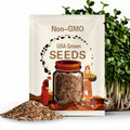 Organic Sprouting Seeds: Mix 4 Part Alfalfa, Clover, Broccoli, Radish | Non GMO Microgreens