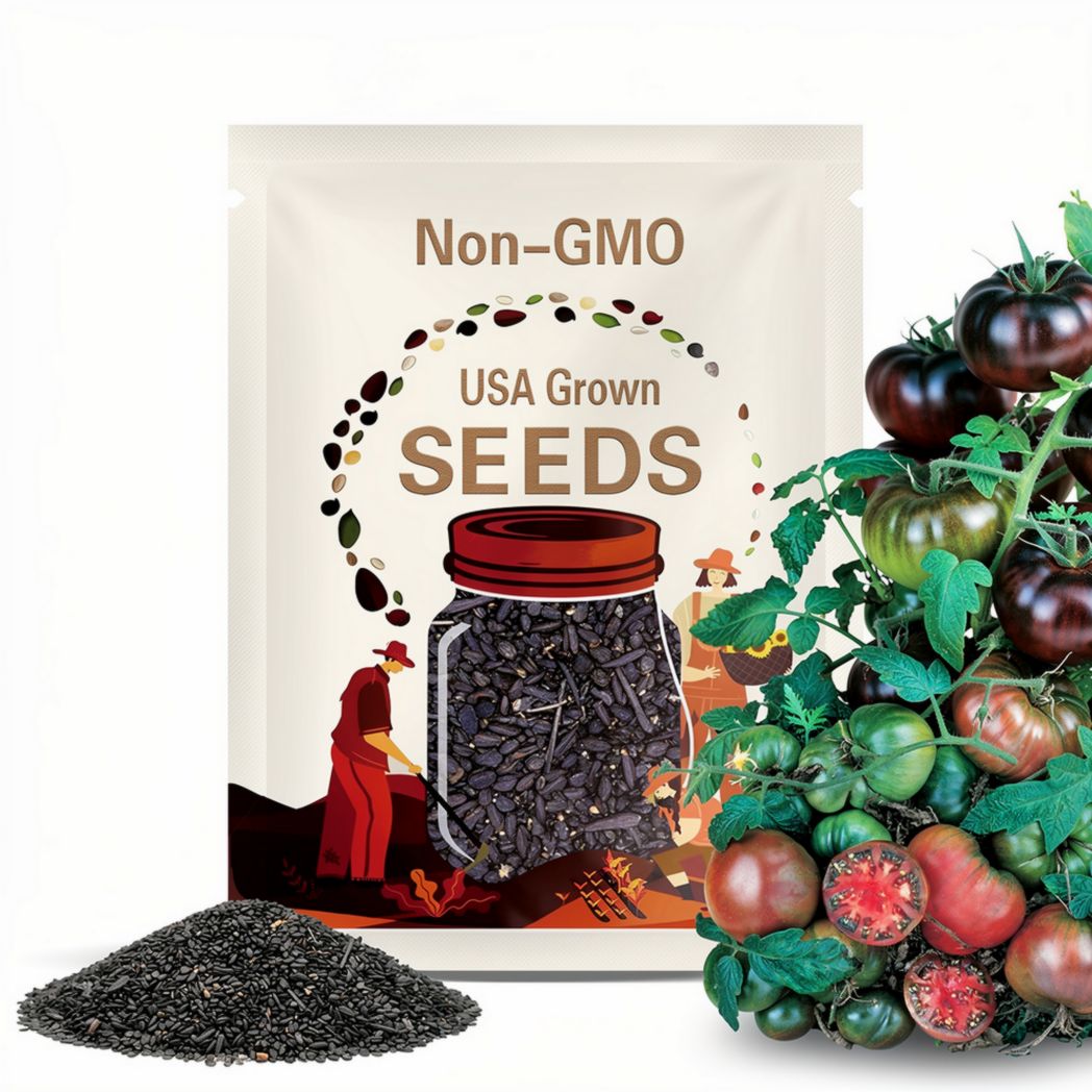 Black Krim Tomato Seeds 50 Ct Vegetable Garden HEIRLOOM NON-GMO