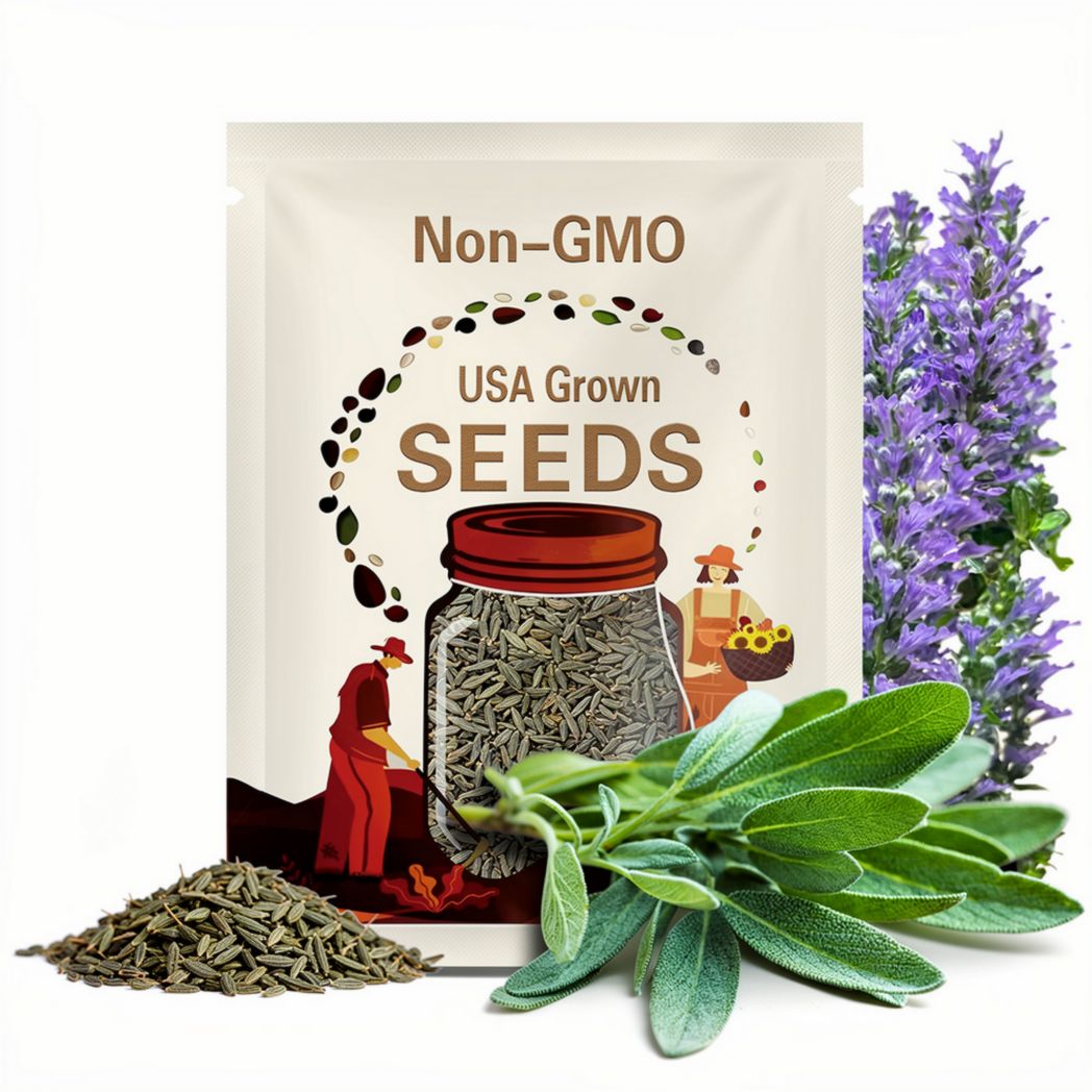 Sage, Broadleaf Herb Heirloom Seeds
